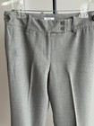 Ann Taylor Loft Woman Gray 100% Wool Lined Pant Dress Slack Trouser Flat Front 8 — photo 6