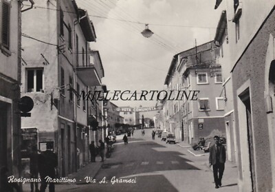 ROSIGNANO MARITTIMO: Via A. Gramsci (Communist Vote banner) 1974