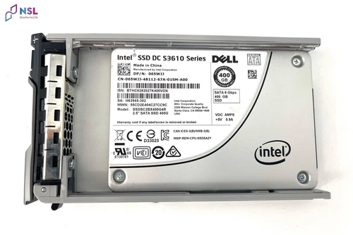 Intel SSD DC S3610 Series SSDSC2BX400G4R 400GB 2.5" 065WJJ SATA 6 Gbps W/caddy - Picture 1 of 3