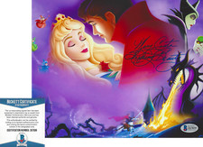 MARY COSTA SIGNED DISNEY SLEEPING BEAUTY 8x10 MOVIE PHOTO E 1959 BECKETT COA BAS