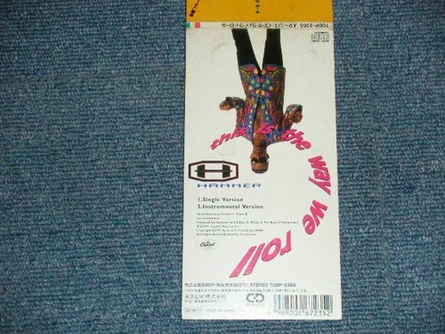 (M.C.) HAMMER Japan 1992 TODP-2365 Tall 3" CD Single THIS IS THE WAY WE ROLL - Imagen 2 de 5