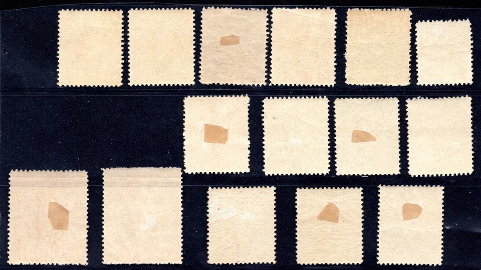 BELGIUM 1919 SCOTT # 124||137 SET OF 15 INCLUDES ALL THE HIGH VALUES MINT HINGED - Image 2 of 2