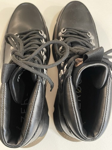 Cole Haan Mens 8.5 Zerogrand Omni Hiker Waterproof Boots Shoes Black Hiking - Picture 7 of 10