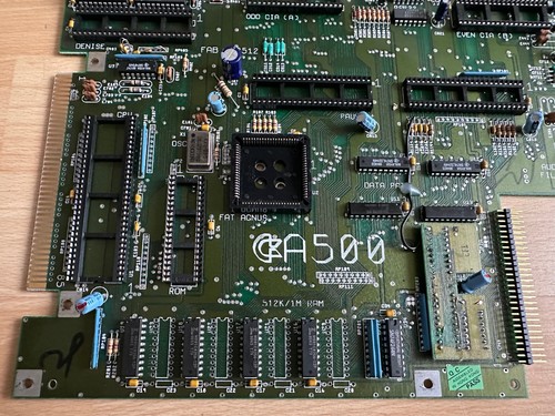 " Tokuda Tower " Motherboard Commodore Amiga 500 Rev.6A, Without Chip ´S #04 - Picture 3 of 6