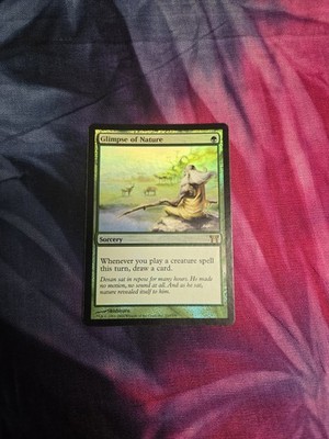 Glimpse of Nature Champions of Kamigawa Foil MTG