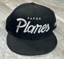 New Era Paper Planes Hat Mens 9FIFTY Snapback Cap Black Roc Nation Streetwear