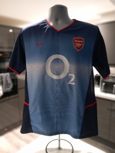 Nike Arsenal 2002 2004 O2 Invincibles Away Rare 3rd Shirt Size Adult Medium