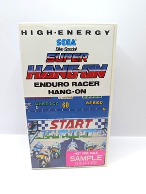 Sega Super Hang On Japanese VHS Sample Cassette Tape