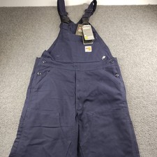 Carhartt FR Duck Bib overall Double Knee Size 32x30 Mens NWT
