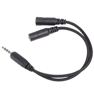 1 Pc Headphone and Microphone Splitter Pc Headset Splitter Cable - Image 1 of 4