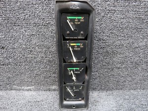 Grumman AA-1A Instrument Cluster Assembly (No Glass)
