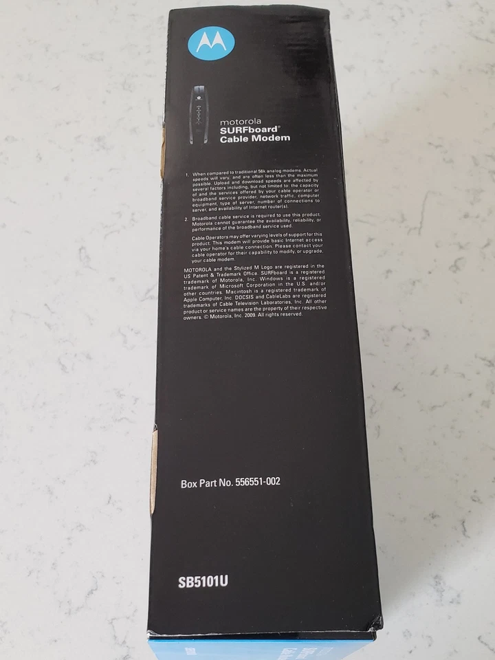 Motorola SURFboard Cable Modem SB5101U Brand New Open Box - Image 4 of 4