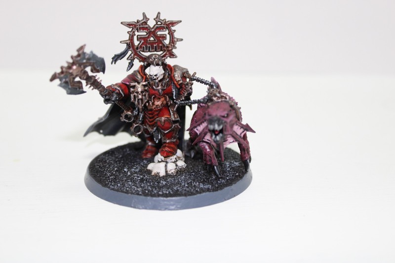 Warhammer AoS Blades of Khorne Mighty Lord of Khorne Painted good cond 63026