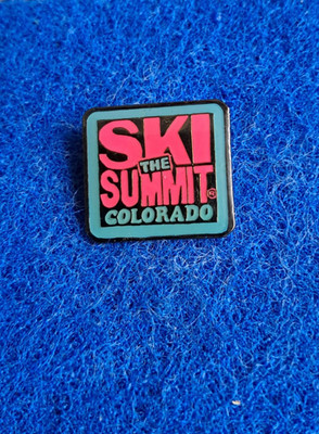 Vintage ''Ski the Summit Colorado''  Anstecker