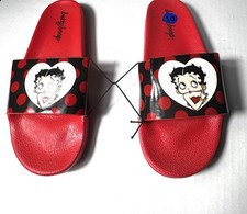 Brand New Betty Boop Slides Size 10 Women