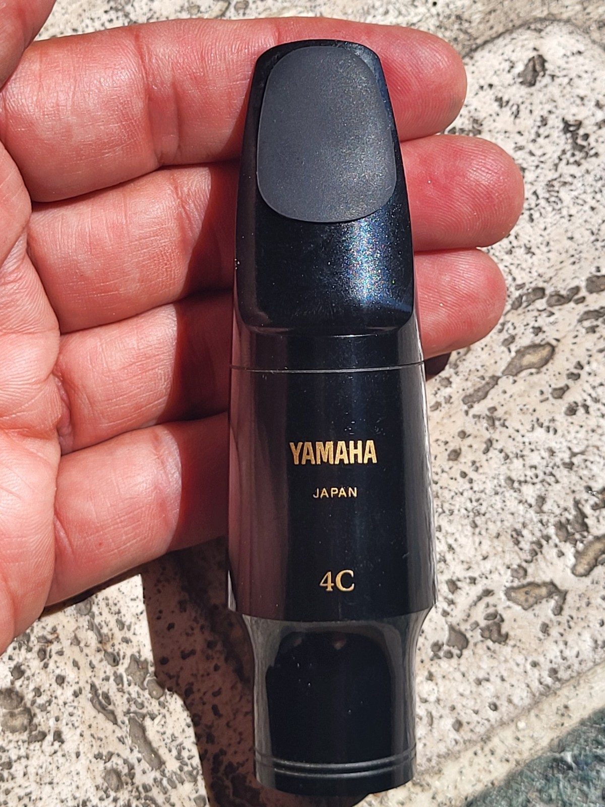 YAMAHA 4C TENOR SAXOPHONE MOUTHPIECE, GOOD CONDITION/BOCCHINO SASSOFONO TENORE