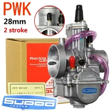 KX80 KX85 KX100 Keihin 28MM Carburetor PWK Carb With Power Jet Mod Spare Jets