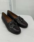 Bass Black Tasseled Loafers Dress Shoe Men 10EE — photo 1