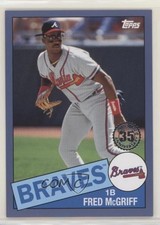 2020 Topps Update 1985 Topps Baseball Blue Fred McGriff #85TB-8 HOF 04br