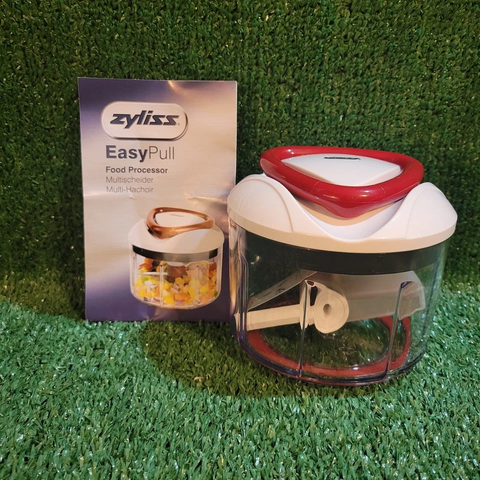 Измельчитель пищи Zyliss легко вытягивается и ручной кухонный комбайн ручная ломтерезка и кости - Изображение 2 из 4