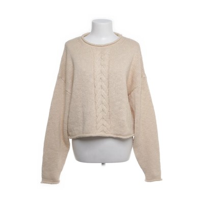 Le Ger by Lena Gercke About You, Strickpullover, Größe: 42, Weiß, Baumwolle #2nX