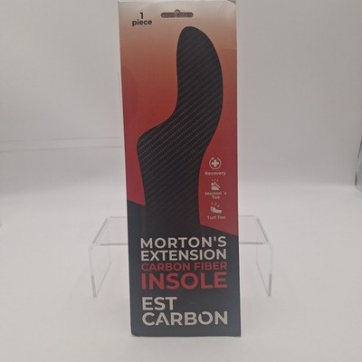 EST Carbon Mortons Extension Carbon Fiber Insole 1 Piece EU 43 New