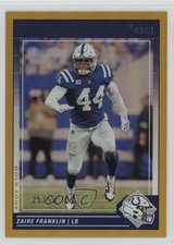 2024 Score Gold Zone 25/50 Zaire Franklin #119 1ib1