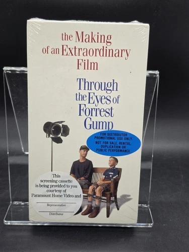 Through the Eyes of Forrest Gump VHS 1995 Promotional Demo Screener NEW SEALED