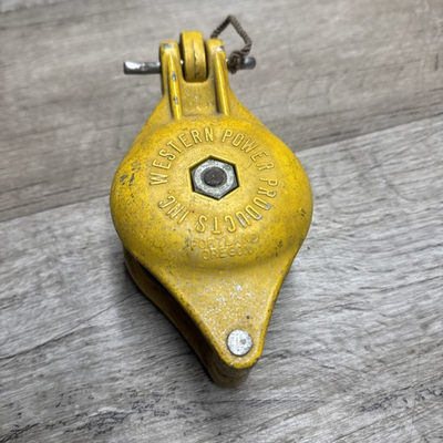 #ad Vintage Western Power Products #303 Snatch Block Pulley missing Parts $28.50