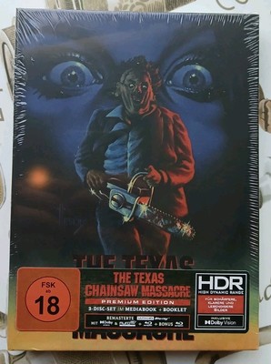 The Texas Chainsaw Massacre 4K/Blu-ray MEDIABOOK (4 Versions)-EU IMPORT -NEW