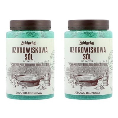 Zabłocka Thermalsalz jodiert und bromiert für Bäder 1,2 kg - 2 Stück
