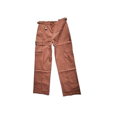 C est Bon Strait Pant  Burnt Orange SZ Med 34X 31L  Adj Waist Nwt 