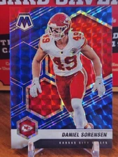 2021 Mosaic Football Daniel Sorensen Blue Mosaic /99 Chiefs