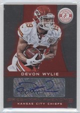 2012 Totally Certified Platinum Red 220/290 Devon Wylie #124 Auto 0c2