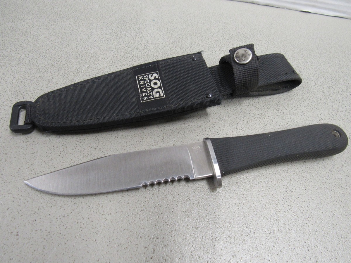 SOG Northwest NW Ranger Knife Seki Japan Satin Finish Kraton