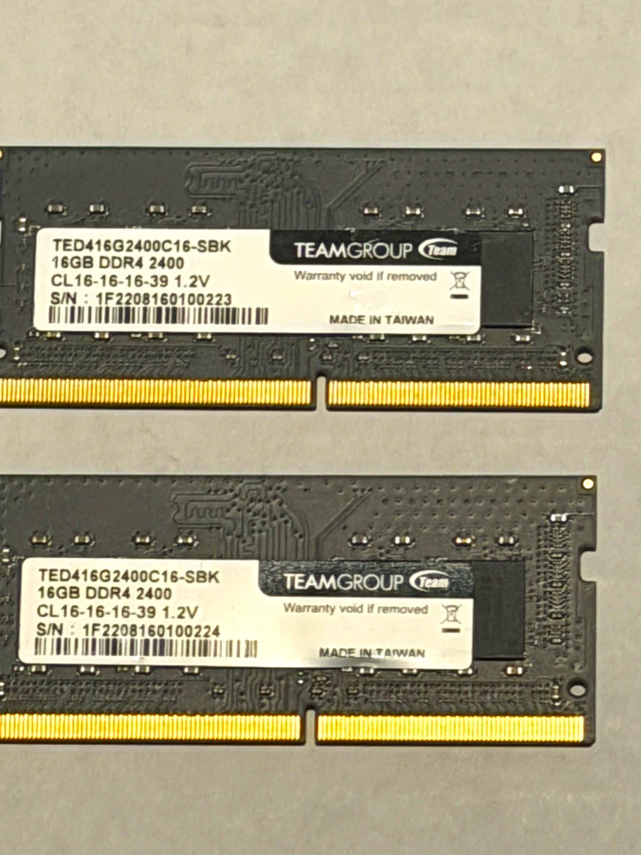 Team Group PC4-19200 (DDR4-2400) Bus Speed DDR4 SDRAM Memory (RAM