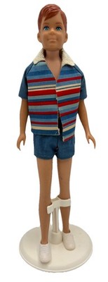 Vintage 1965 Skipper s Friend Ricky - 9  Barbie Doll #1090 Redhead Freckles Rare