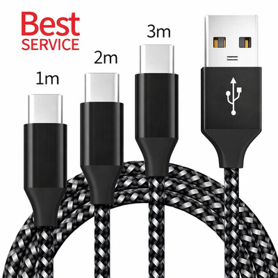 USB Typ-C Kabel USB Schnell Ladekabel für Samsung Galaxy Handy Tablet Datenkabel