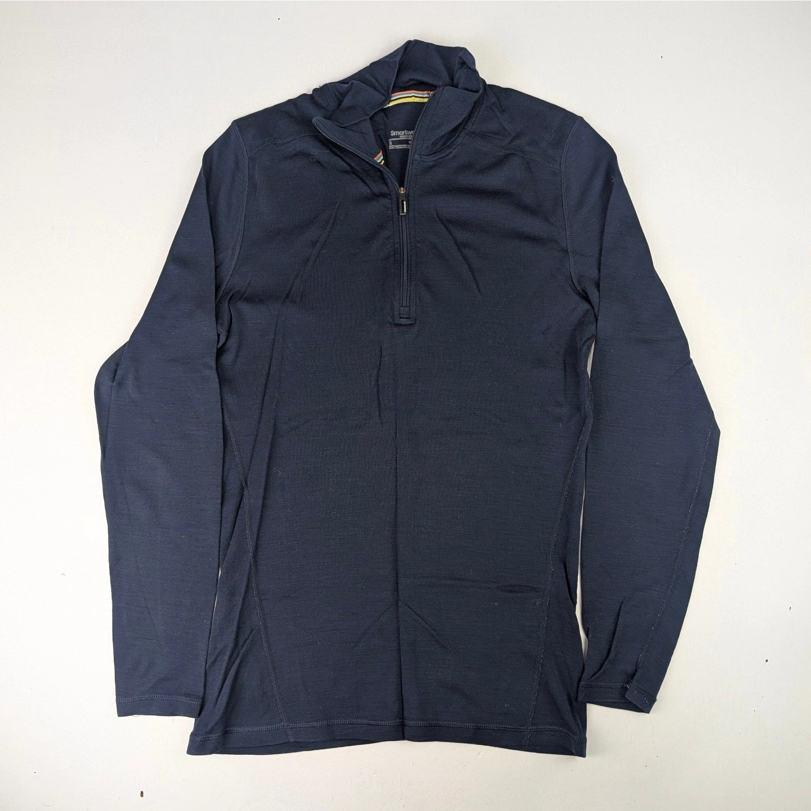Smartwool Men's Small Navy Merino Wool 250 1/4 Zip Baselayer Shirt
Opens in a new window or tab