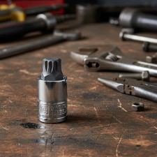 12mm M12 Stubby XZN Triple Square Bit Socket, 3/8 Drive for European Vehicles