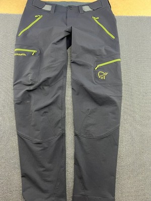 Norrona Svalbard Flex1 Mens Pants Large Outdoor Trekking Hiking Stretch Cavier