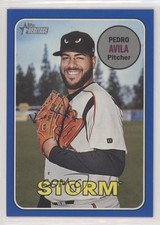 2018 Topps Heritage Minor League Edition Blue /99 Pedro Avila #157 h3a