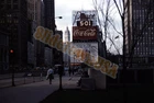 Vintage 1960 Chicago 35mm Kodachrome Slide Coca Cola Pause Billboard X-4049