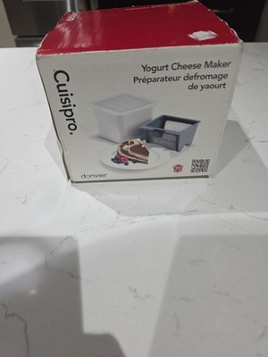 Cuisipro Donvier Yogurt Cheese Maker 837426 - NEW