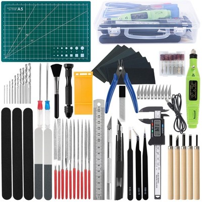 Gundam Tool Kit, 85 Pcs Professional Model Tool Kit for Gundam, Modeling Tool...