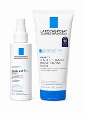 La Roche Posay Skincare Bundle Cicaplast B5 Spray 3.38 oz Lipikar AP Plus Wash