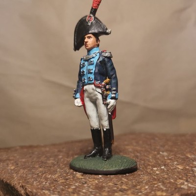 NA076, Del Prado Zinn Figur, Napoleon At War, Officer Leib Regiment