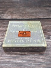 Scolding Locks Hair Pins Black Enamel For Bobbed Hair No. 40 Vintage