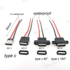 Type-C cable 3.1 plug USB C Female Socket Welding Type C Wire Connector