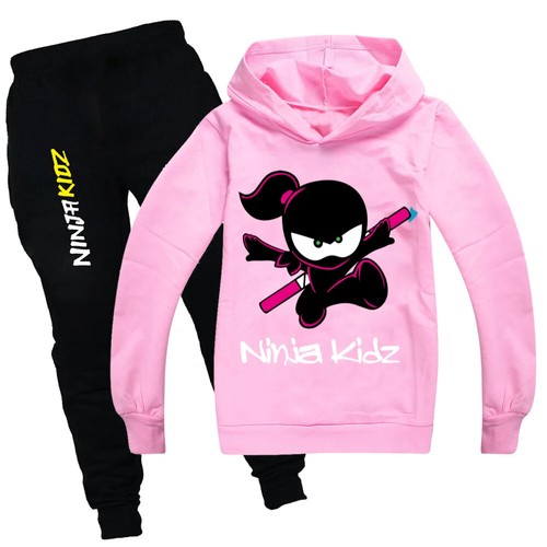 Hooded Spy NINJA Kids Clothing pullover Hoodies Pants Tops Sweatshirt X'MAS GIFT